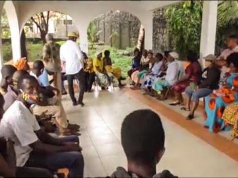 A cross section of affected property owners