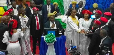 APC MPs ascribing to oath of office