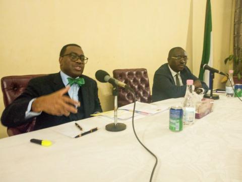 AfDB boss and Sierra Leone Finance Minister