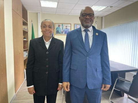 Amb. Mohamed Yongawo and Amb Dr Oheneba Lesley A.A. Opoku-Ware