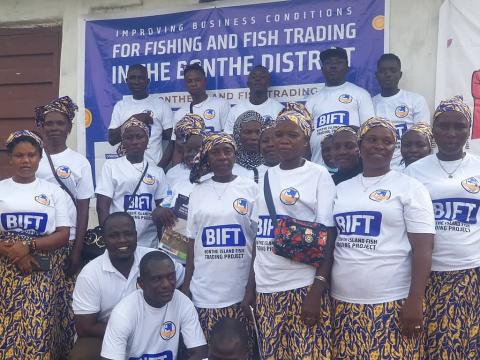 Bonthe Women at the Launching Ceremony
