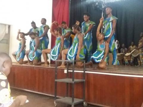 Cultural Group performing at the launching