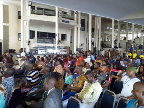 Delegates at the opening of the triennial 