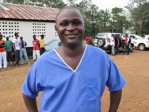 Capt. Dr Komba Songu Mbriwah, promoted to Major. Photo Credit: WFP