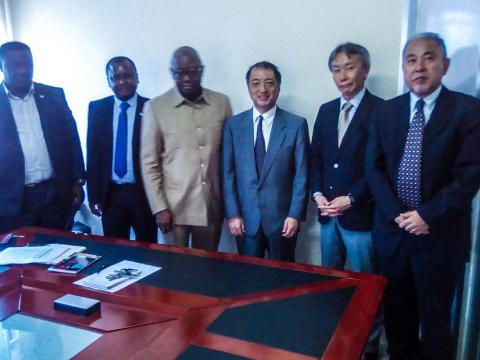 Energy Ministry officials and Japanese gov't officials