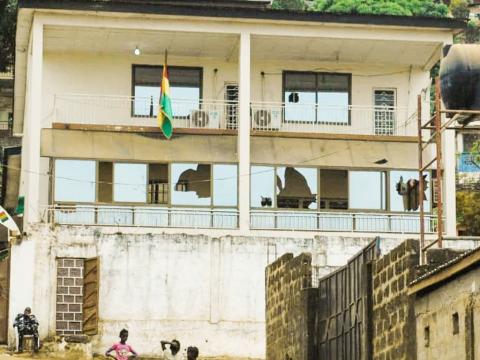 Guinea embassy after the attack