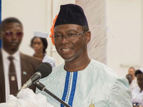 Prof Alpha Wurie, Minister of Higher Education