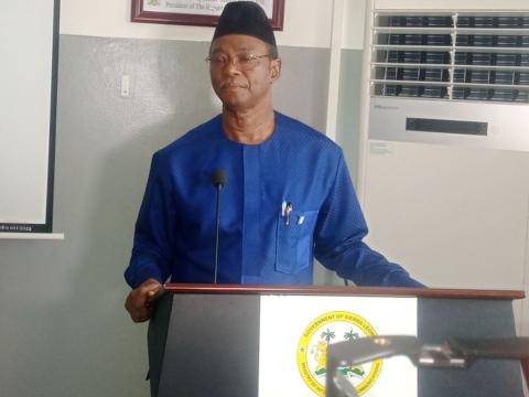 Dr Alpha Wurie, Minister of Technical and Higher Education