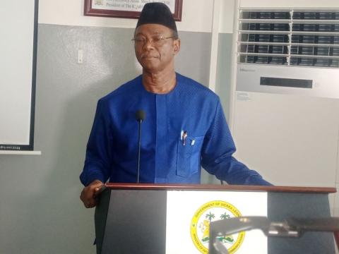 Dr Alpha Wurie, Minister of Technical and Higher Education