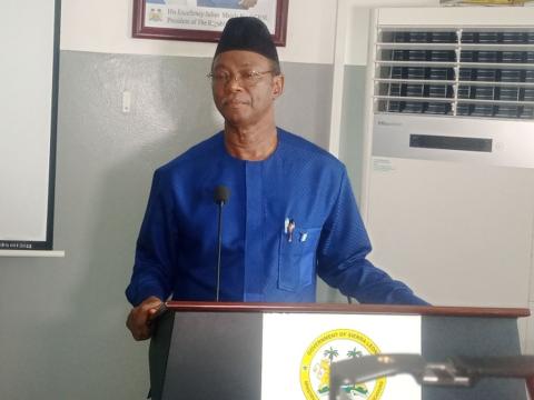 Dr Alpha Wurie, Minister of Technical and Higher Education