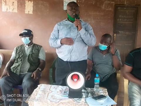 Hon. Peter  Moigua at the event