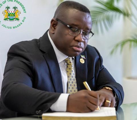 President Julius Maada Bio