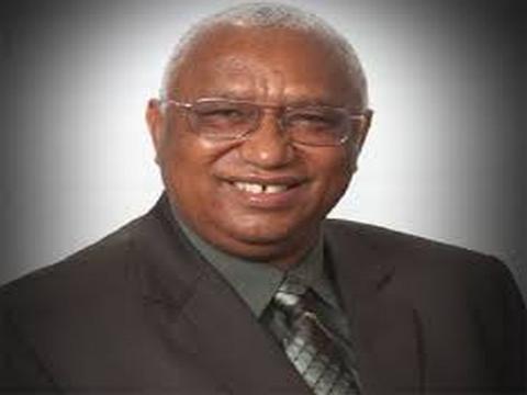 John Benjamin, outgoing National Chairman, SLPP