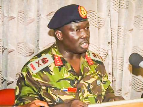 Lt Gen Brima Bureh Sesay, outgoing CDS