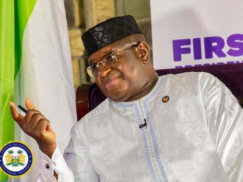 President Julius Maada Bio