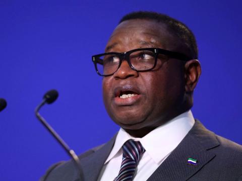 President Julius Maada Bio