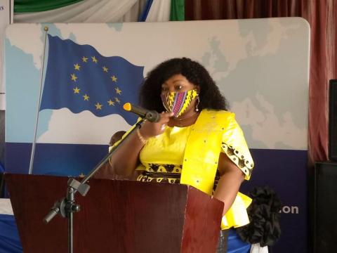 Marcella Samba-Sesay, Chairperson of NEW