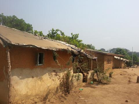 Part of the military barracks at Simbakoro