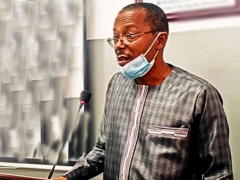 Minister of Housing and Country Planning, Dr. Turad Senesie 1
