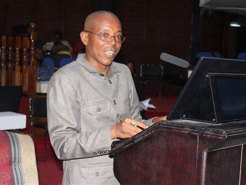 Minister of Lands, Housing and Country Planing, Dr. Turad Senesie