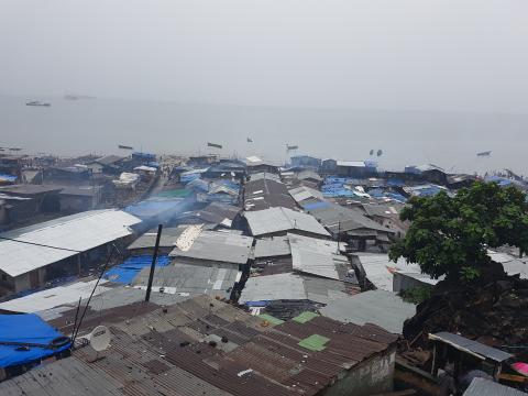 A Freetown slum