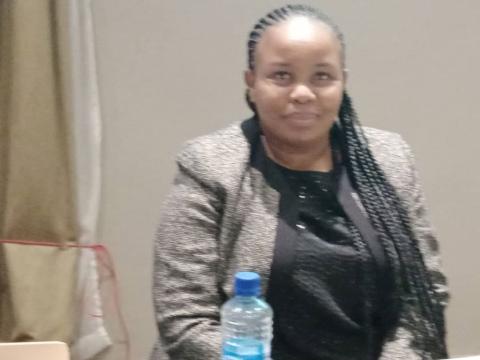 Mpho Moyo- one of the Authors of the report