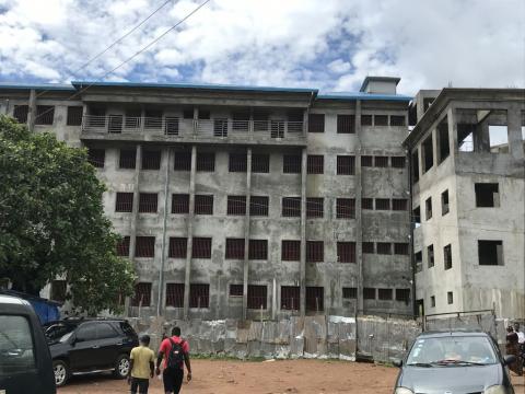 New Lumley Hospital structure