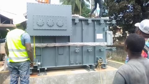 New transformer for West Africa powepool project in Kenema