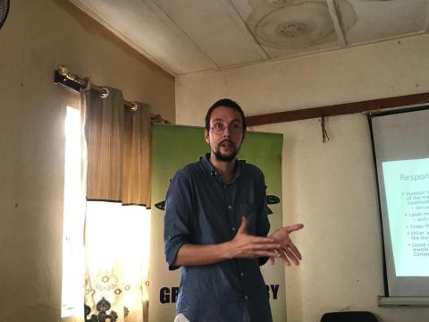 Yannick Wild, Official Adviser for Green Scenery Sierra Leone