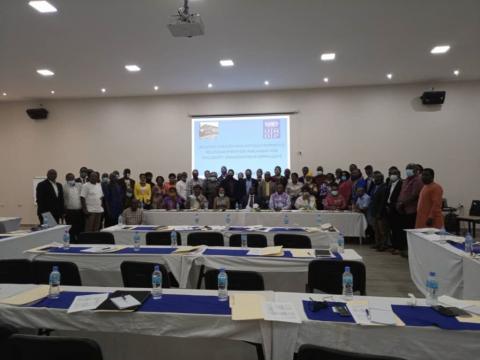 Parliamentarians and CSOs at the meeting in Freetown