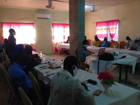 Participants at a FOCUS 1000 TOT on malaria on September 30, 2020