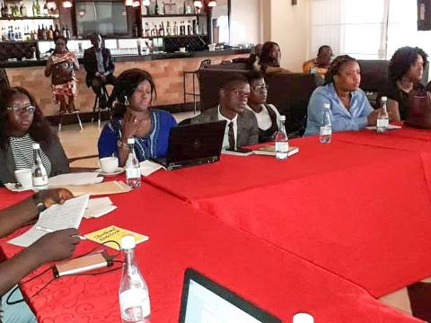 Participants at the training