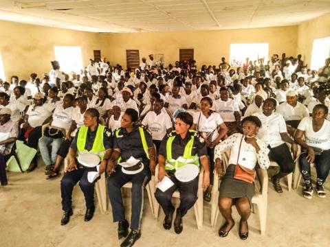 Participants during the IWD celebration in Bo