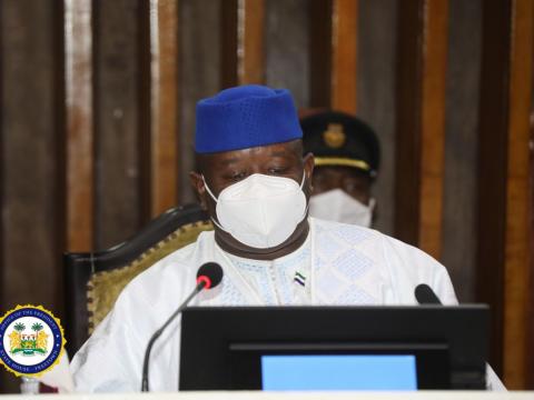 President Bio delivers speech at State Opening of parliament