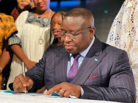 President Julius Maada Bio