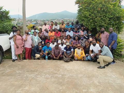 Broadcasters at CoMNet training