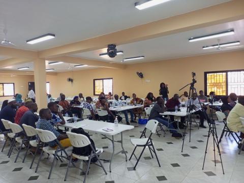 Religious leaders particpate in a training on on advocacy for breastfeeding. Photo Credit, KMN, November 2, 2022