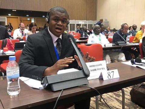 Saa Emerson Lamina, C4C Leader in Parliament