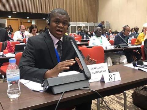 Saa Emerson Lamina, C4C Leader in Parliament
