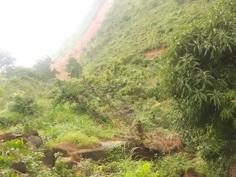 Sugar Loaf Mountain in Regent is the scene of the 2017 mudslide in SIerra Leone's capital, Freetown