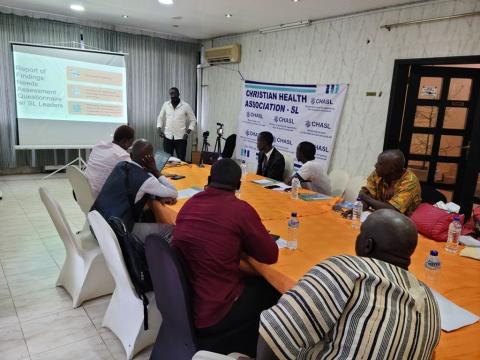 The Christian Health Association of Sierra Leone helped organized the training