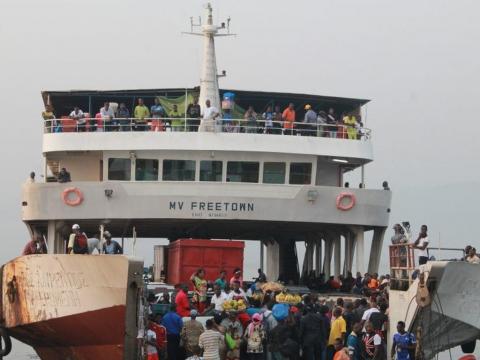 The MV Freetown ferry