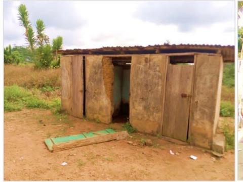 Toilet at Al-Harrkan Primary School Mbanta Makeni