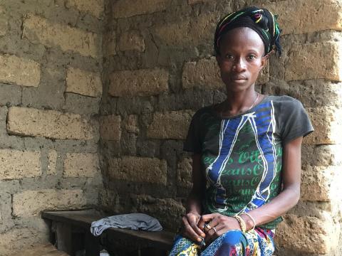 Zainab Kamara, a cripple mother of four