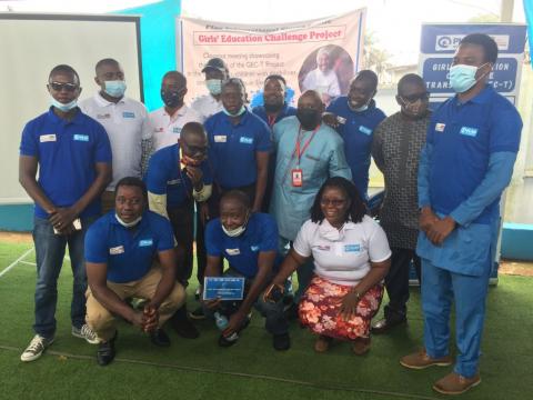 A cross section of Plan staff