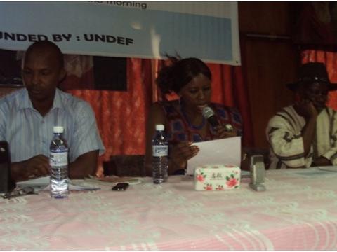 L-R - Sidi Bah, Valnora Edwin &amp; Abu Brima