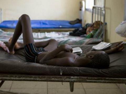 A patient inside a public hospital